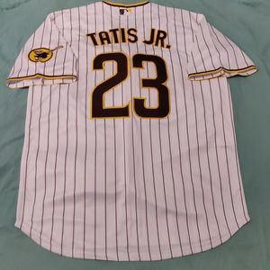 Fernando Tatis Jr. Men's White Jersey Size Large